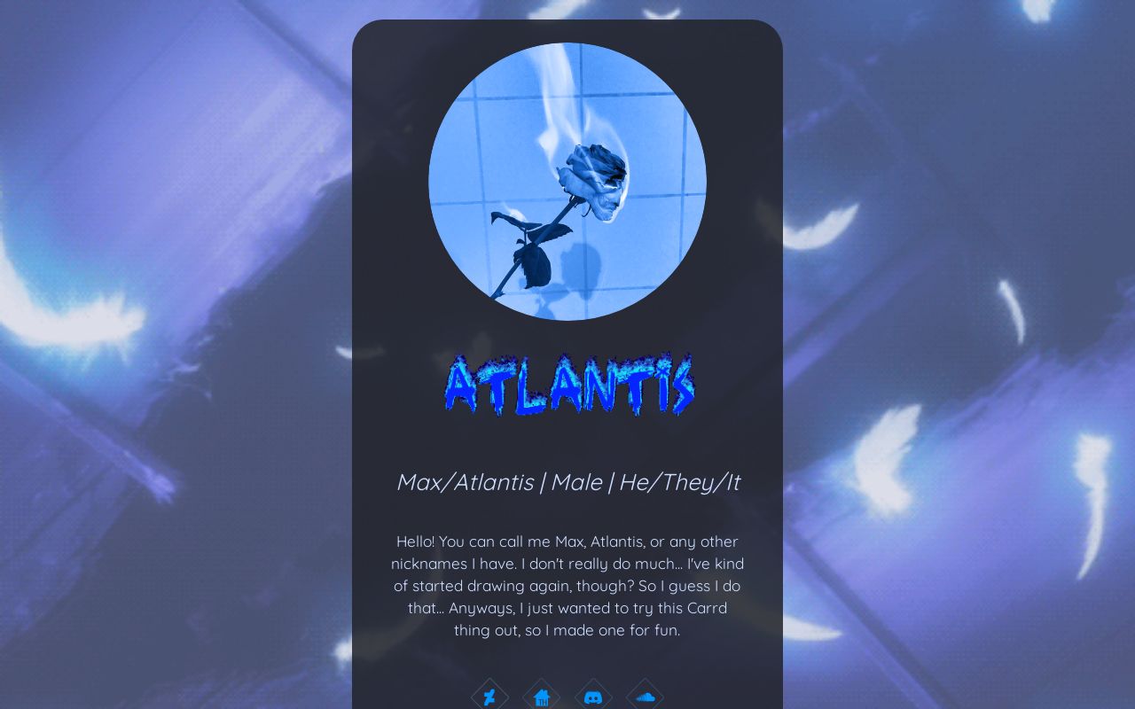 Carrd profile picture for @atlantis
